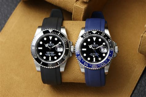 rubber straps for rolex watches|rolex submariner on rubber strap.